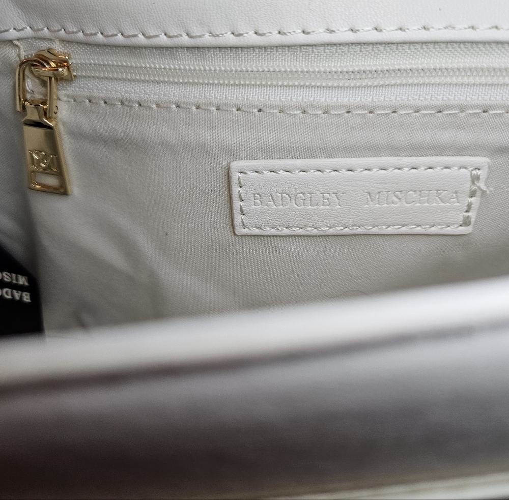 Badgley Mischka Crossbody Bag + Bag Charm - Picture 12 of 17